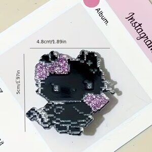 Hello Kitty Series Cute Handmade Additions, Perfect decorating shoes phones hair